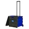 Bazic Products BAZIC Folding Cart on Wheels w/Lid Cover, 16 x 18 x 15in, Black/Blue 2197 - alternate 3